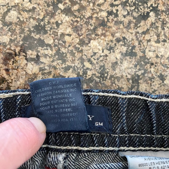 BURBERRY Baby Denim Jeans 6M - Picture 5 of 9